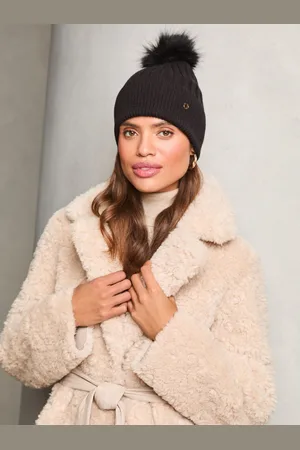 Lipsy London Chapeaux en laine, avec côtes, en forme de bobinesUn an
