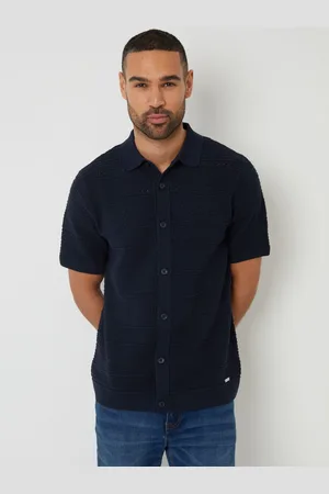 Threadbare Polos boutonnés en maille texturéeTrès grand