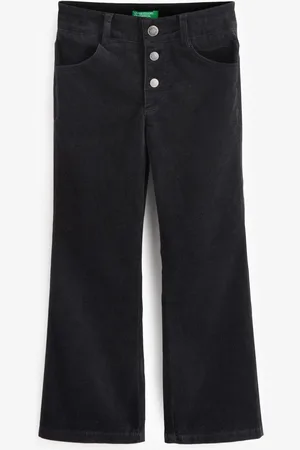 Benetton 100% Coton Pantalon évasé6 - 7 ans (116 - 122cm)