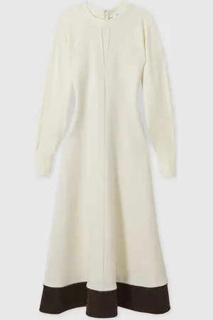 Reiss Caprice Peignoir mi-long en tricot hybride laine-Blend40