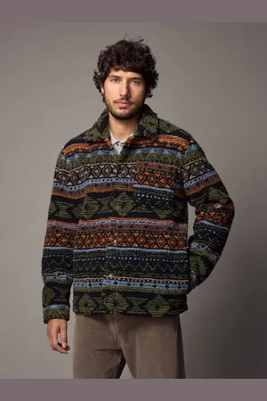 Next Veste-chemise en polaire impriméeM