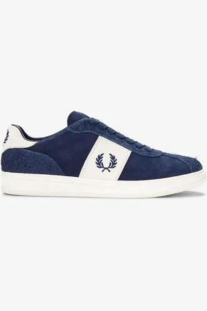 Fred Perry Blue B4 Suede Trainersr. u.12eu47