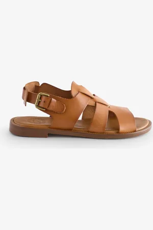 PENELOPE CHILVERS Natural Biscay Leather Sandalseu38