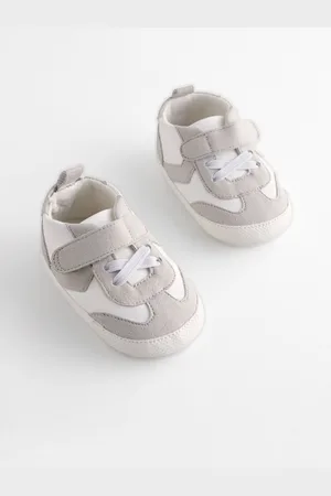 Next Bébé Fermeture par contact Elastic Lace Chevron Trainers (0-24mths)6 - Mois 12 (68 - 80cm)