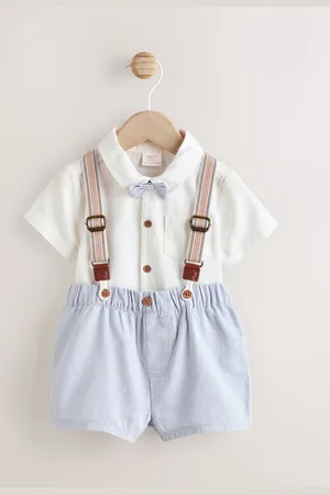 Next Ensemble Body, short et bretelles Baby 4 Pieces (0mths-2yrs)7480cm