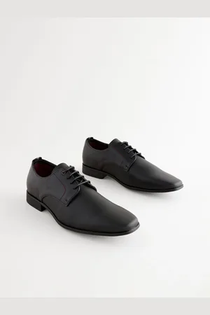 Next Slim Square Embossed Derby Chaussures