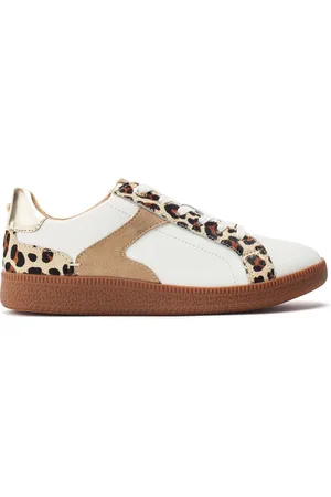 Moda In Pelle Allette Colour Block Leather White Trainerseu38