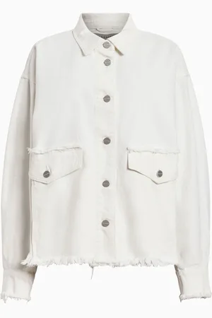 AllSaints AllSaints Hettie Fray 100% Cotton ShacketMédium