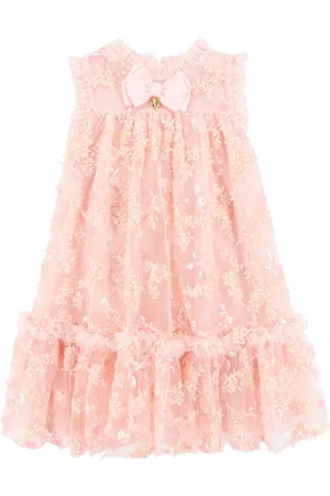 Angels Face Pink Tilly Sequin Flower Tulle Dress98104cm
