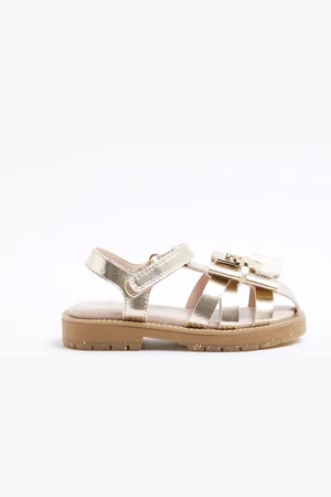 River Island Girls Bow Fisherman Sandalsr. u.5eu215