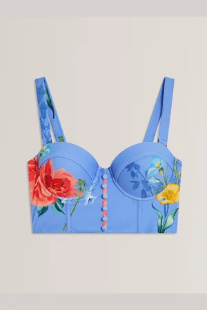 Ted Baker Loriiaa-Printed Underwired Bikini Top