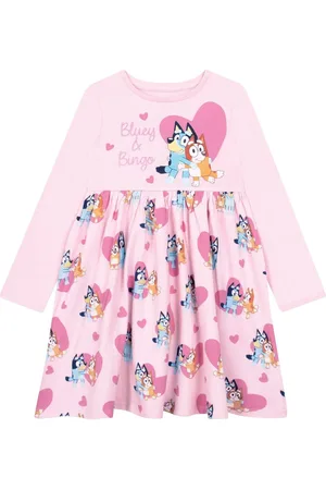 Character Long Sleeve 100% Cotton Dress4 - 5 ans (104 - 110cm)