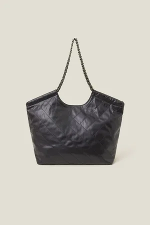 Accessorize Sac épaule en simili-cuir avec lanière de chaîneUn an