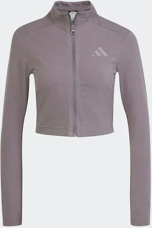 adidas Veste Lounge côtelée zippée manches manches20-22