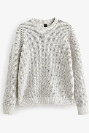 Next Coupe classique Chenille Texture PullM