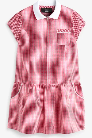 Next Zip Front Cotton Rich Vichy School Robe (3-14yrs)11 ans (146cm)
