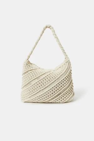 Accessorize Macrame 100% Cotton Shoulder Bagun