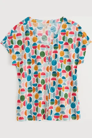 Seasalt Cornwall Studio en verre Col en V Jersey 100% coton biologique36
