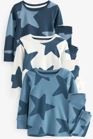 Next 3 Lot Se blottir 100% Cotton Pyjamas (9mths-10yrs)9 - 10 ans (134 - 140cm)