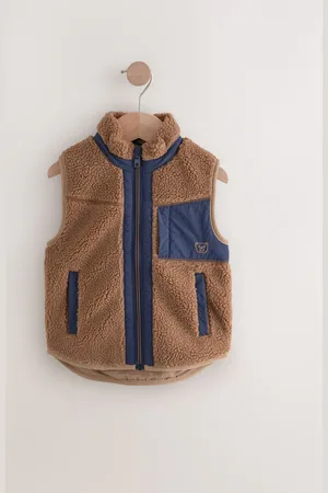 Next Borg Gilet Jacket (3mths-7yrs)1.5 - 2 ans (86 - 92cm)