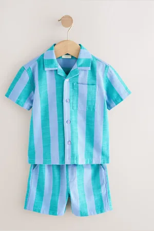 Next Ensemble de chemises et shorts à col révéré (3mois-7ans)104110cm