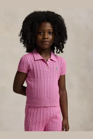 Ralph Lauren Filles 100% coton Polo en maille torsadée5 ans