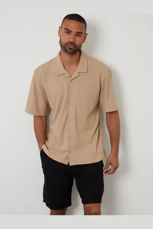 Threadbare Chemise texturée décontractée à manches courtesxlarge