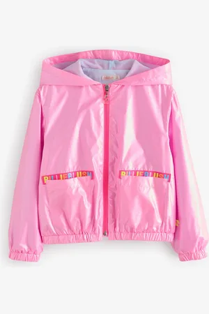 Billieblush Iridescent Logo Zip-Up À capuche Windbreaker Veste12 ans (152cm)