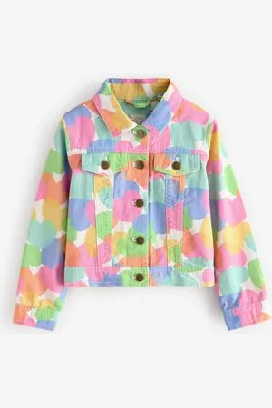 Little Bird Rainbow Confetti Heart Twill 100% Cotton Jacket9298cm