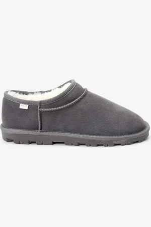 Next Chaussons doublés de daim doublés de fourrure