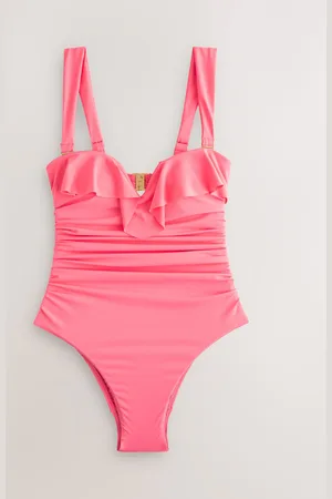 Next Maillot de bain bandeau à volants pour le contrôle du ventre42