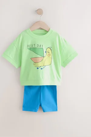 Next Short Sleeve T-Shirt and Cycle Shorts Set (3mths-7yrs)98104cm
