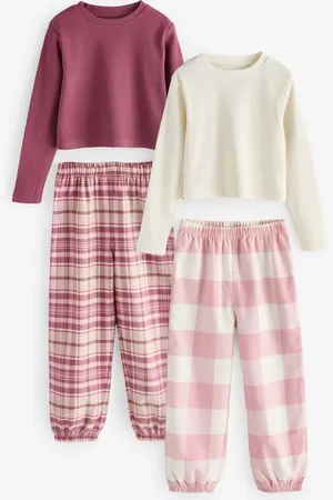 Next Check Woven 100% Cotton Bottom Pyjamas 2 Pack (3-16yrs)11 ans (146cm)