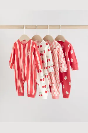 Next Lot de 4 dors-bien zippés sans pieds 100% coton (03ans)8692cm