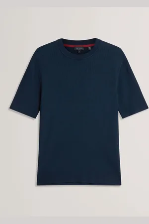 Ted Baker Tarit Regular Knitted Rayon 100% Cotton T-ShirtTaille XS