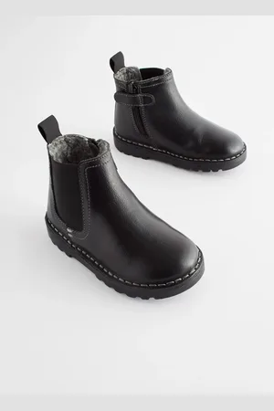 Next Bottines Chelsea en cuir doublées