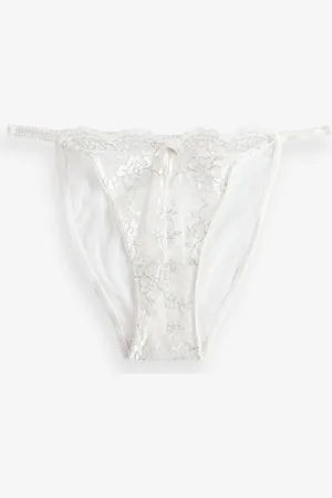 Boux Avenue Evie Tanga White Caleçons42