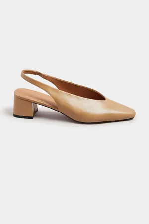 Long Tall Sally Slingback Mid Block Shoes7
