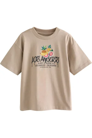 Next T-shirt Relaxed Fit Manches courtes Graphic Imprimé 100% Coton (3-16ans)134140cm