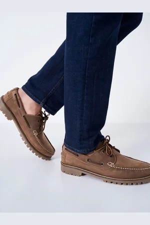 J.Crew Chaussures de pont épaisses en cuir Leo