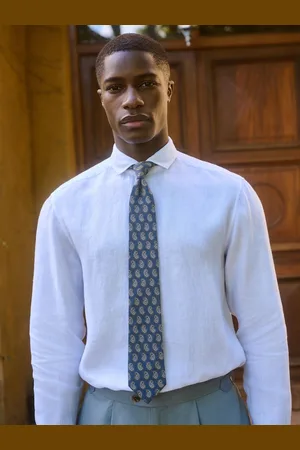 Next Paisley Tie With Tie Cliponesize