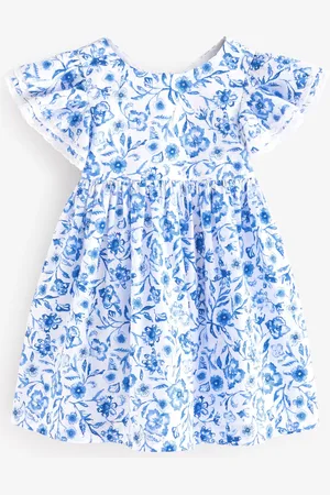 Next Angel Sleeve 100% Cotton Dress (3mths-8yrs)12 - Mois 18 (80 - 86cm)