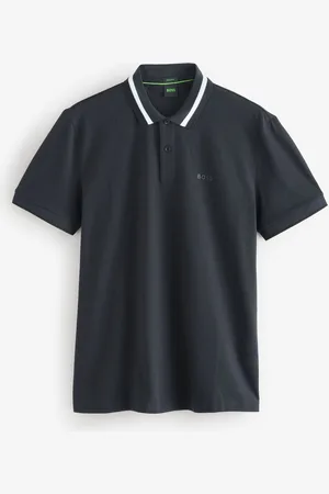 HUGO BOSS Golf Cotton Paddy Contrast Detail Regular-Fit Polo Shirtpetit