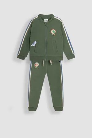 JoJo Maman Bébé 2 Piece Zip-Up 100% Cotton Tracksuit12 - Mois 18 (80 - 86cm)