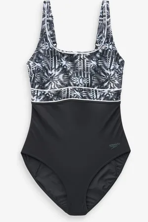 Speedo Shaping Womens ContourEclipse Printed Swimsuit (maillot de bain imprimé)38