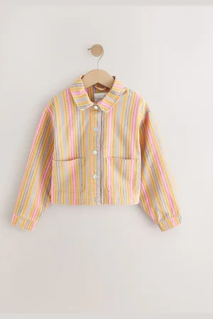 Next Stripe 100% Cotton Shacket (3mths-7yrs)8692cm