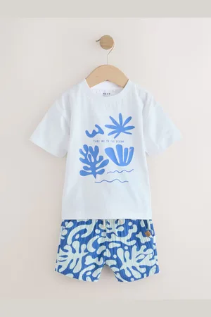 Next T-Shirt and Shorts 100% Cotton Set (3mths-7yrs)104110cm