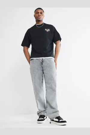 River Island Loose Fit 100% Cotton Jeans30W x 29L (UK 30 S)
