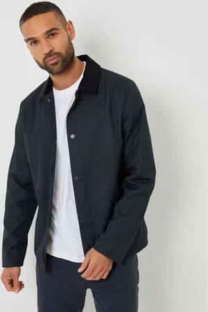 Threadbare Veste imperméable à col en velours côteléGrand
