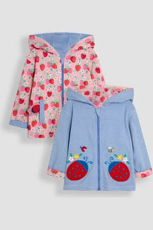 JoJo Maman Bébé Sweat à capuche Réversible Dino appliqué8692cm